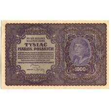 Банкнота 1000 марок 1919 года Польша