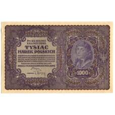 Банкнота 1000 марок 1919 года Польша