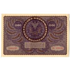 Банкнота 1000 марок 1919 года Польша (вид 2)