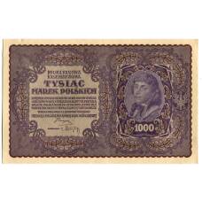 Банкнота 1000 марок 1919 года Польша