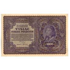 Банкнота 1000 марок 1919 года Польша