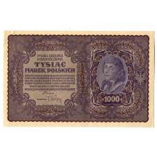 Банкнота 1000 марок 1919 года Польша