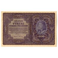Банкнота 1000 марок 1919 года Польша