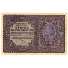 Банкнота 1000 марок 1919 года Польша
