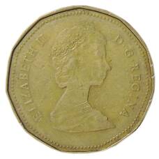 Монета 1 доллар 1987 года Канада (реверс)