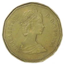 Монета 1 доллар 1987 года Канада (реверс)