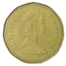 Монета 1 доллар 1987 года Канада (реверс)