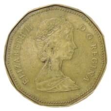 Монета 1 доллар 1987 года Канада (реверс)