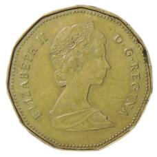 Монета 1 доллар 1988 года Канада (реверс)