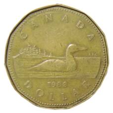 Монета 1 доллар 1988 года Канада (аверс)