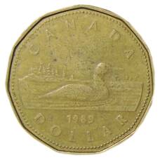 Монета 1 доллар 1989 года Канада (аверс)
