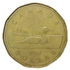 Монета 1 доллар 1989 года Канада (аверс)