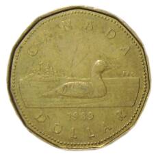 Монета 1 доллар 1989 года Канада (аверс)