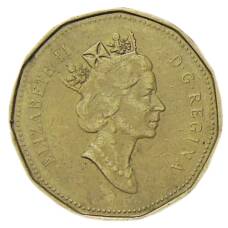 Монета 1 доллар 1990 года Канада (реверс)