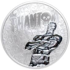 Монета 1 доллар 2022 года Тувалу  — The Phantom (Фантом) (аверс)