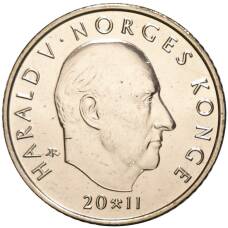 Монета 10 крон 2011 года Норвегия —  200 лет со дня основания первого университета Норвегии (реверс)