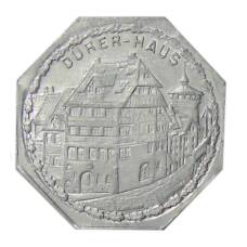 Монета 20 пфеннигов 1921 года Германия — Трамвайный нотгельд —  город Нюрнберг (аверс)