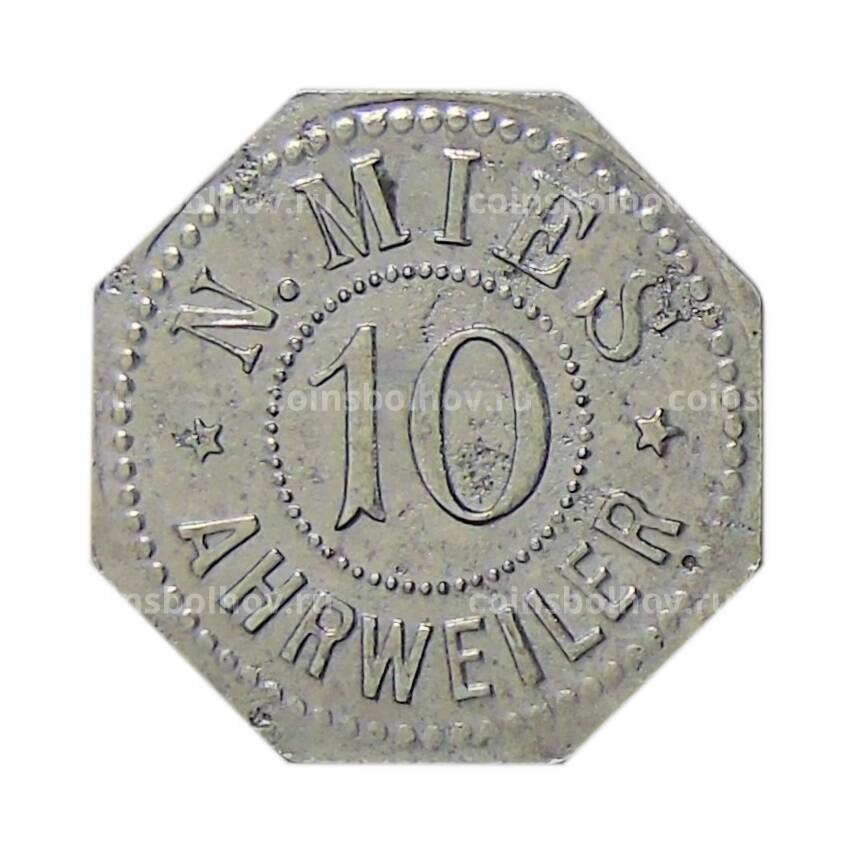 Монета 10 пфеннигов Германия — Нотгельд — Арвайлер (Н.Миес)