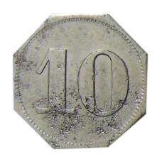 Монета 10 пфеннигов Германия — Нотгельд — Арвайлер (Н.Миес) (реверс)