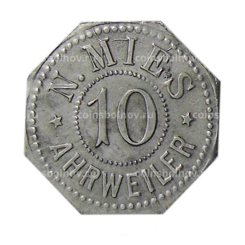 Монета 10 пфеннигов Германия — Нотгельд — Арвайлер (Н.Миес)