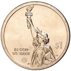 Монета 1 доллар 2023 года D США — «Американские инновации — подземная железная дорога» (реверс)