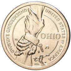 Монета 1 доллар 2023 года P США — «Американские инновации — подземная железная дорога» (аверс)