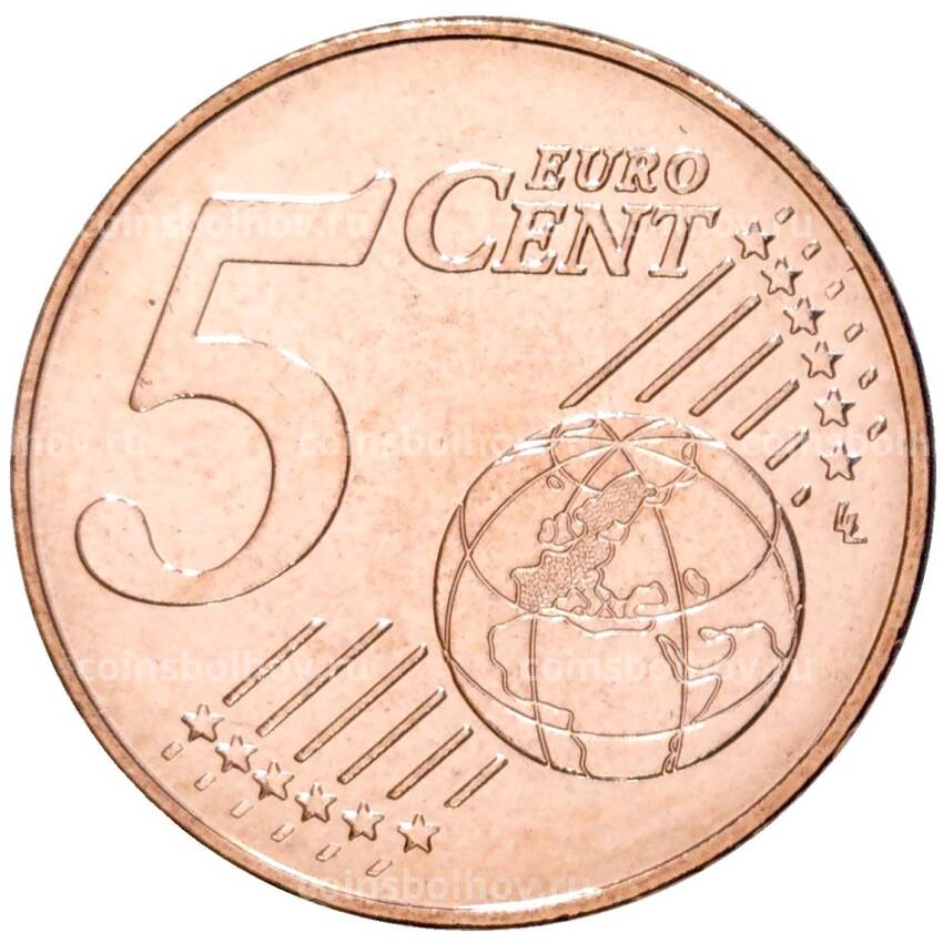Монета 5 евроцентов 2023 года Хорватия (вид 2)