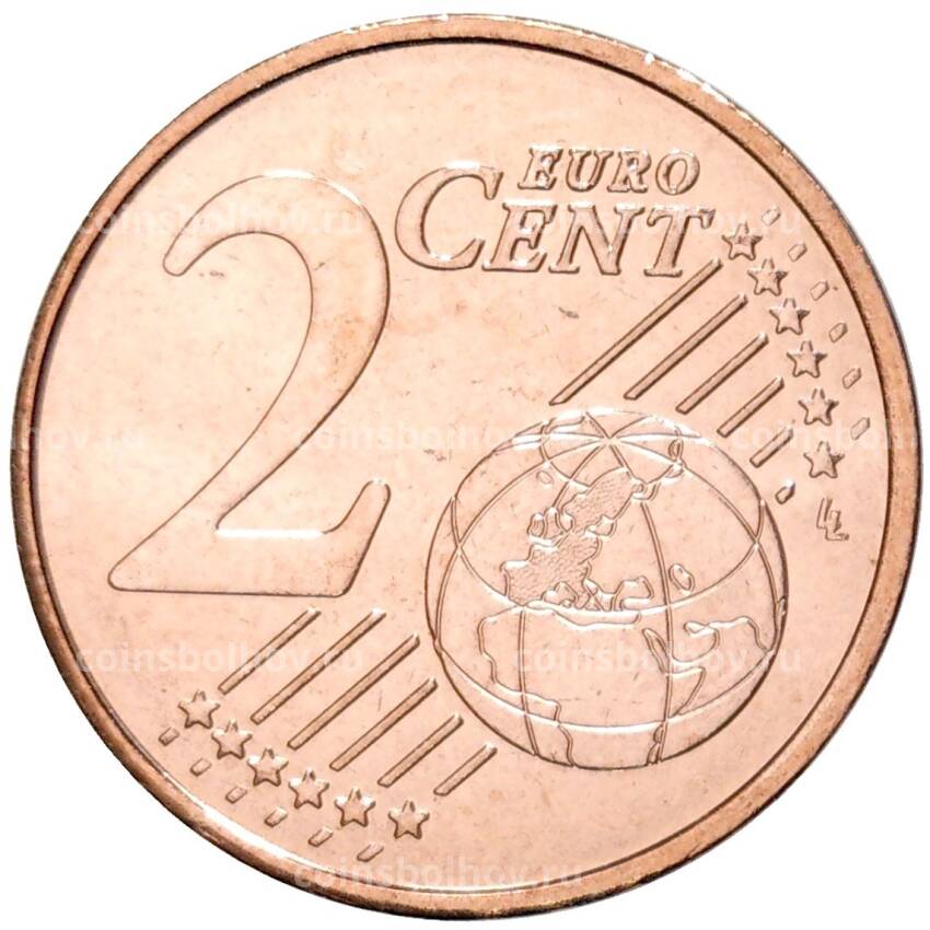 Монета 2 евроцента 2023 года Хорватия (вид 2)
