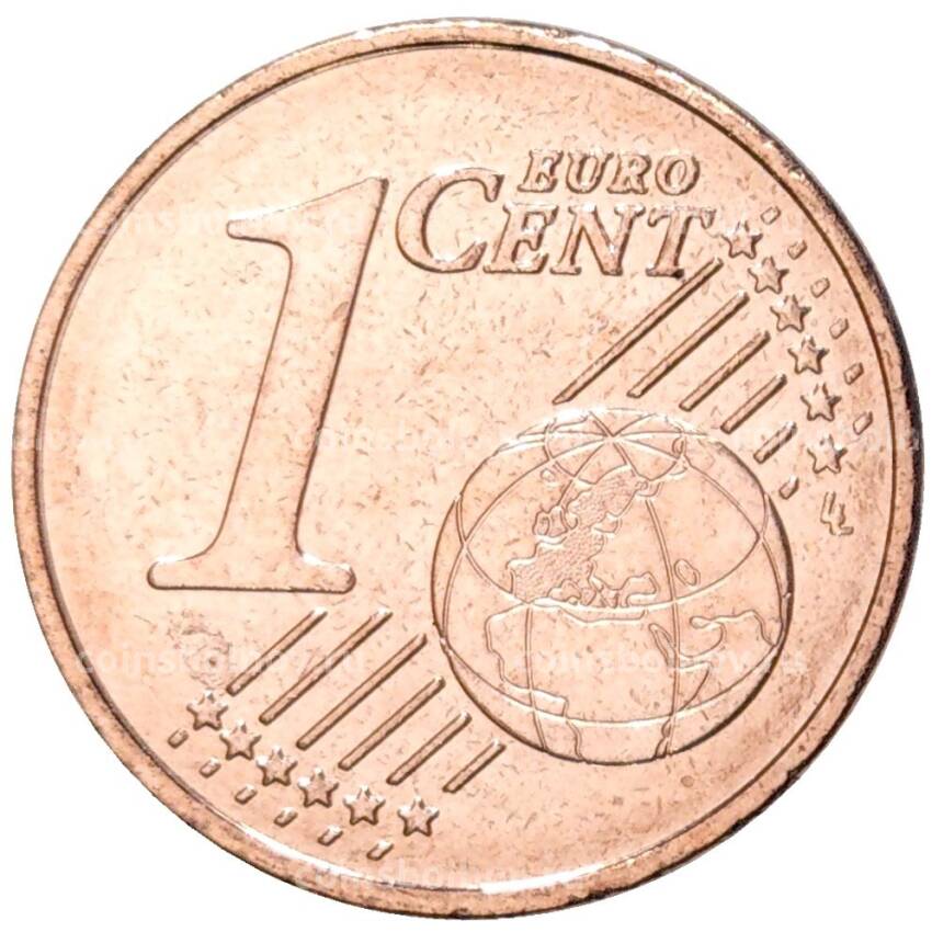 Монета 1 евроцент 2023 года Хорватия (вид 2)