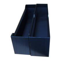 Бокс «LOGIK» для хранения монет в блистере (85x54 мм), Черный, LEUCHTTURM, 365162 (реверс)