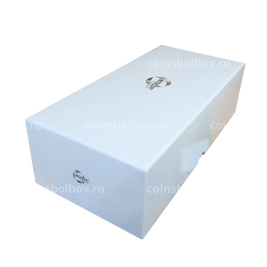 Бокс «Intersept Box» для хранения монет в плоских капсулах (слабах), Белый, LEUCHTTURM, 345237 (вид 3)