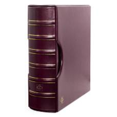 Альбом для монет без листов с защитным шубером формат «Grande Gigant» Красный классический дизайн LEUCHTTURM 318152