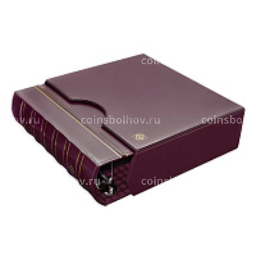 Альбом для монет без листов с защитным шубером формат «Grande Gigant» Красный классический дизайн LEUCHTTURM 318152 (вид 2)