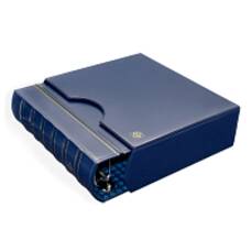 Альбом для монет без листов с защитным шубером формат «Grande Gigant» Синий Классический дизайн LEUCHTTURM 301901 (вид 2)