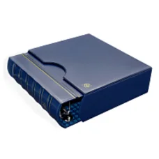 Альбом для монет без листов с защитным шубером формат «Grande Gigant» Синий Классический дизайн LEUCHTTURM 301901 (реверс)