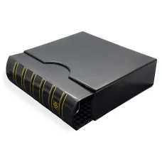 Альбом для монет без листов с защитным шубером формат «Grande Gigant» Черный Классический дизайн LEUCHTTURM 306703 (реверс)