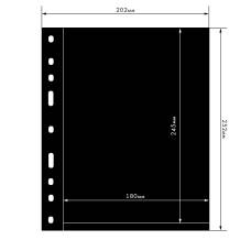 Лист для банкнот на 1 ячейку формат «Optima» 1S, Черный LEUCHTTURM 326667 (аверс)