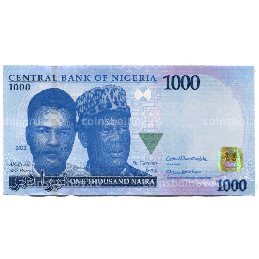 Банкнота 1000 найра 2022 года Нигерия