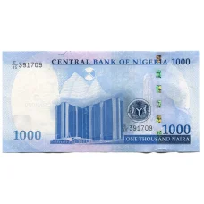 Банкнота 1000 найра 2022 года Нигерия (реверс)
