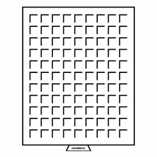 Кассета на 99 квадратных ячеек размером 19х19 мм MB LEUCHTTURM 333127