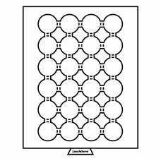 Кассета на 24 ячейки для хранения и презентации монет в капсулах диаметром до 35 мм MB LEUCHTTURM 301417