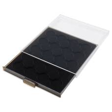 Кассета на 20 ячеек для хранения и презентации монет в капсулах диаметром до 36 мм MB черный LEUCHTTURM 359442 (вид 2)