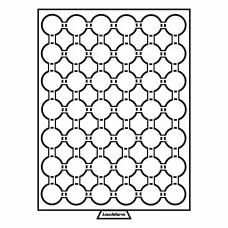 Кассета на 42 ячейки для хранения и презентации монет в капсулах диаметром до 24.5 мм MB LEUCHTTURM 335987