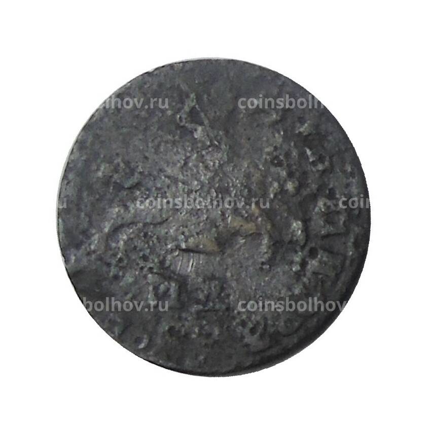 Монета Копейка 1710 года МД (вид 2)