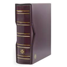 Альбом для монет без листов c защитным шубером формат «Optima Gigant» Красный Классический дизайн LEUCHT Красный Классический дизайн LEUCHTTURM 301654