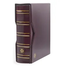 Альбом для монет без листов c защитным шубером формат «Optima Gigant» Красный Классический дизайн LEUCHT Красный Классический дизайн LEUCHTTURM 301654 (аверс)