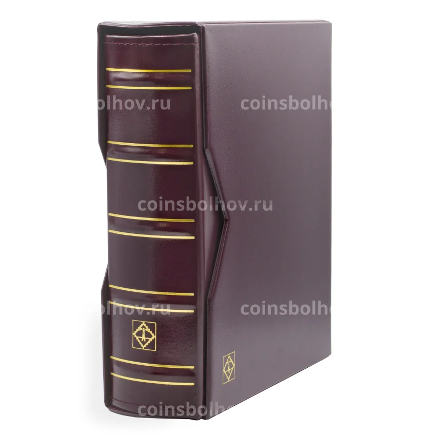 Альбом для монет без листов c защитным шубером формат «Optima Gigant» Красный Классический дизайн LEUCHT Красный Классический дизайн LEUCHTTURM 301654