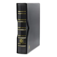 Альбом для монет с 10 листами и защитным шубером формат «Optima» Черный Классический дизайн LEUCHTTURM 313506 (аверс)