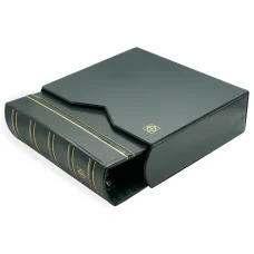 Альбом для монет без листов c защитным шубером формат «Optima Gigant» Зеленый Классический дизайн LEUCHTTURM 311417 (вид 2)