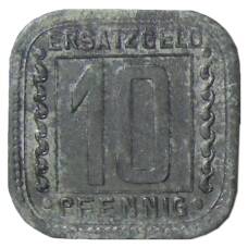 Монета 10 пфеннигов 1918 года Германия Нотгельд —  Людвигсхафен (аверс)